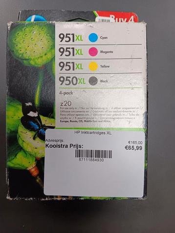 HP inktcartridges XL 