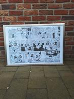 Mickey Mouse strip in lijst 95x65, Ophalen, Gebruikt, Schilderij