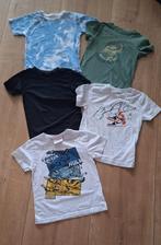 5 shirts mt 122/128 o.a Jordan, Marvel, Kinderen en Baby's, Kinderkleding | Maat 122, Zo goed als nieuw, Shirt of Longsleeve, Jongen