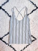 Nieuw mooie grijze gesteepte zomer top maat XS, Nieuw, Ophalen of Verzenden, Zonder mouw, Maat 34 (XS) of kleiner