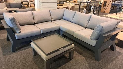 Santika Yovita hoek loungeset, Tuin en Terras, Tuinsets en Loungesets, Zo goed als nieuw, Loungeset, Aluminium, 5 zitplaatsen