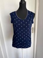 Leuke Navy TOP mt 42 44 L Edista blauw wit ankers SALE, Blauw, Maat 42/44 (L), Ophalen of Verzenden, Zo goed als nieuw