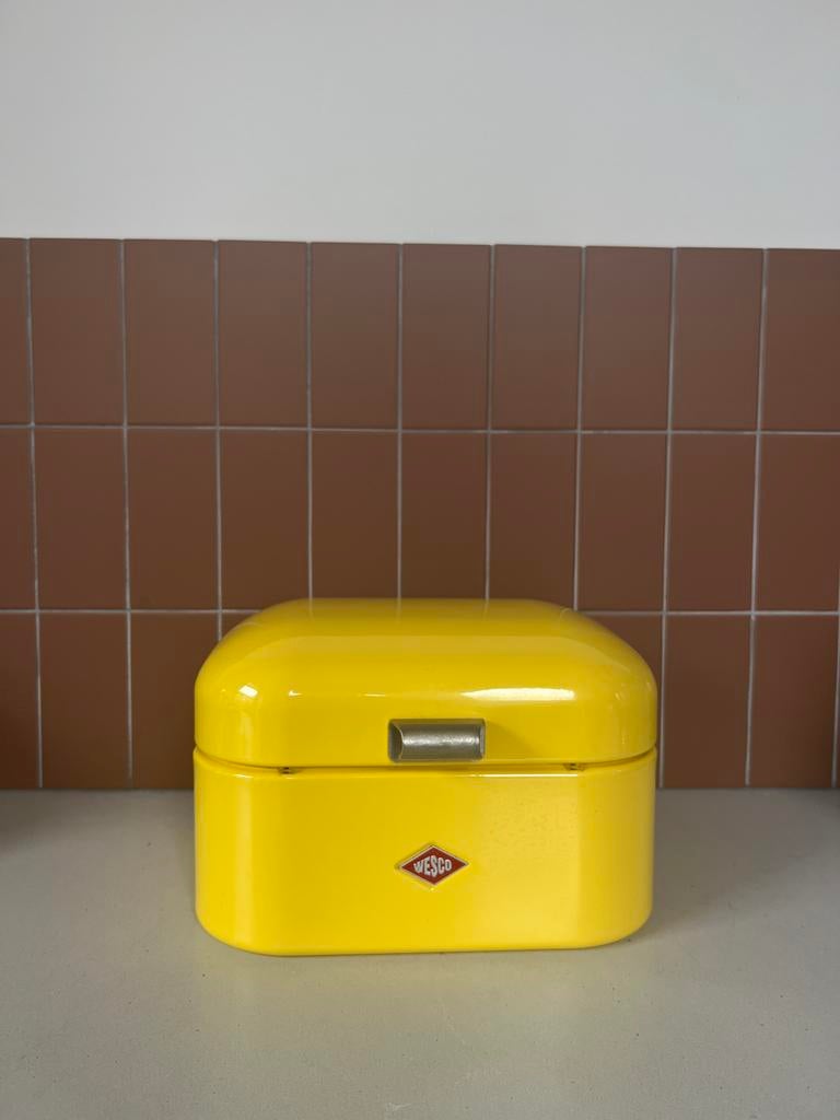 Wesco Broodtrommel - Lemon Yellow, Verzenden, Geel, Zo goed als nieuw, Metaal