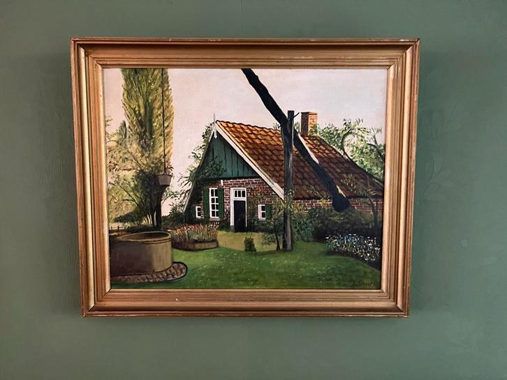 Schilderij op doek - D. Kroezen, Antiek en Kunst, Kunst | Schilderijen | Klassiek, Ophalen