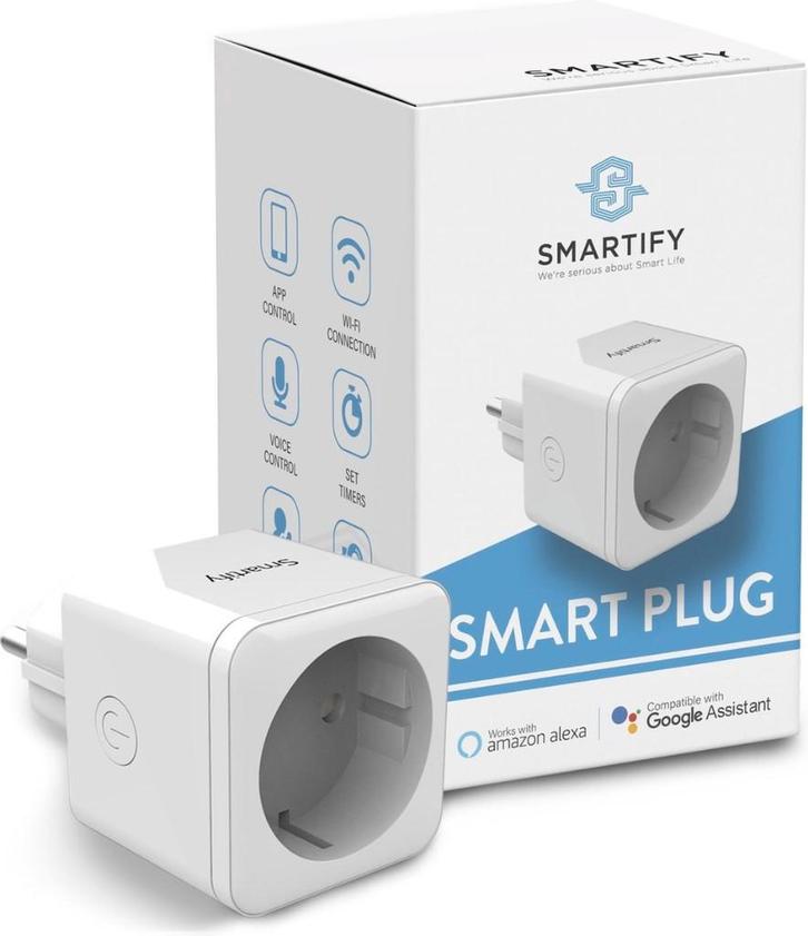 WiFi Smart Plug Set (2 STUKS) - (Alexa & Google Compatible), Computers en Software, Powerlines, Nieuw, Ophalen of Verzenden