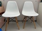Witte Eames Stijl Stoelen - Set van 3, Huis en Inrichting, Stoelen, Ophalen, Twee, Wit, Zo goed als nieuw