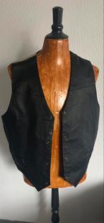 John F.Gee. Leren vest/ bikers vest. Mt Xl., Ophalen of Verzenden, Zo goed als nieuw, Maat 56/58 (XL), Zwart