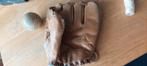 Vintage honkbal handschoen plus bal, Ophalen of Verzenden, Gebruikt, Buitenlandse clubs