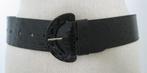 Riem / Heupriem / Ceintuur zwart crocolak 70 cm x 6 cm, Kleding | Dames, Riemen en Ceinturen, 5 cm of meer, Minder dan 80 cm, Zwart
