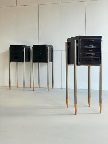 Vintage dutch design ladenkast Rob Eckhardt 1980 kast beschikbaar voor biedingen