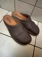 Leren heren muilen maat 43, Bruin, Ophalen of Verzenden, Zo goed als nieuw, Pantoffels of Sloffen