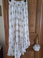 Prachtige aparte Ibiza style rok (44/46/XXL), Verzenden, Zo goed als nieuw, Wit, Onder de knie