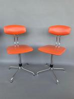 Vintage mid-century jaren 70 Brabantia stoeltjes, Ophalen, Gebruikt, Overige kleuren, Twee