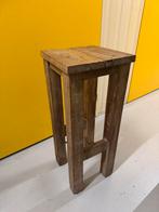2x barstoel hout, Ophalen, Zo goed als nieuw, Hout, 60 tot 90 cm