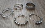 5 friemelringen, ADHD-ringen, zilverkleurig, netjes, 5=€5,-, Overige materialen, 20 of groter, Ophalen of Verzenden, Zo goed als nieuw
