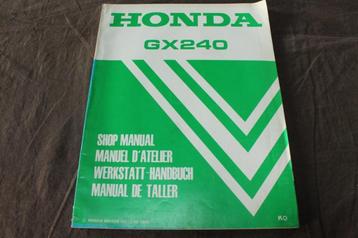 Honda GX240 engine 1985  shop manual werkplaatsboek 242cc beschikbaar voor biedingen