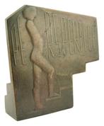 Bronzen beeld Eefke Cornelissen : Perspektiefprijs, 1986, Verzenden