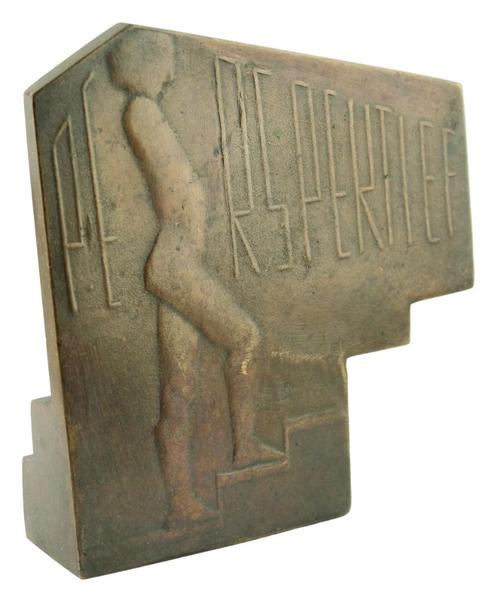 Bronzen beeld Eefke Cornelissen : Perspektiefprijs, 1986, Antiek en Kunst, Kunst | Beelden en Houtsnijwerken, Verzenden