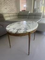 Ovale marmer salontafel, Ophalen, Gebruikt, 50 tot 100 cm, Minder dan 50 cm