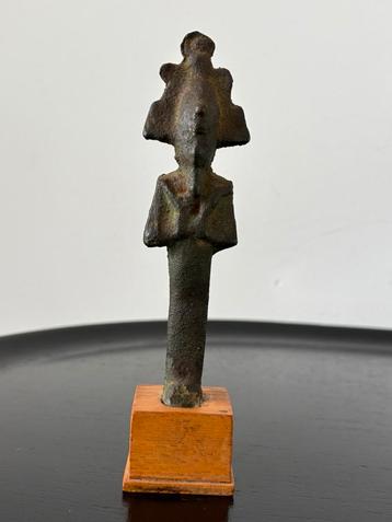 Egyptisch bronzen beeldje Osiris ushabti beschikbaar voor biedingen