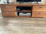 Teak houten Tv kastje, Huis en Inrichting, Kasten | Televisiemeubels, Ophalen, Gebruikt, 150 tot 200 cm, Teakhout