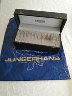 Onderzetters, JUNGERHANS,  VINTAGE GLAZEN ONDERZETTERS, Ophalen of Verzenden, Glas of Kopje