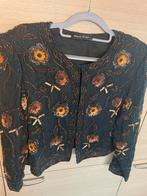Korte blazer met pailletten - Maat M, Maat 38/40 (M), Zwart, Ophalen of Verzenden, Zo goed als nieuw