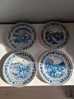 Delfts Blauw Royal Goedewaagen wandborden 4 seizoenen, Ophalen of Verzenden