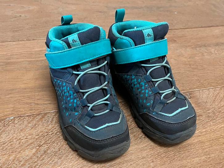 Quechua wandelschoenen / bergschoen MH120 turquoise, maat 29, Kinderen en Baby's, Kinderkleding | Schoenen en Sokken, Gebruikt