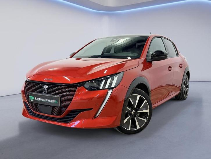 Peugeot E-208 EV GT 350 50 kWh|PANO|NAP|INRUIL MOGELIJK, Auto's, Peugeot, Bedrijf, Te koop, ABS, Achteruitrijcamera, Airbags, Airconditioning