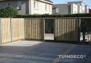 Betonsysteem schutting antraciet en wit/grijs v.a. €51,95/m1 beschikbaar voor biedingen