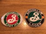 Brooklyn Bier Taplenzen - Set van 2, Ophalen of Verzenden, Zo goed als nieuw, Reclamebord, Plaat of Schild, Overige merken