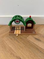 Heel goed vintage Brio houten trein station 33580 treinset, Ophalen of Verzenden, Zo goed als nieuw