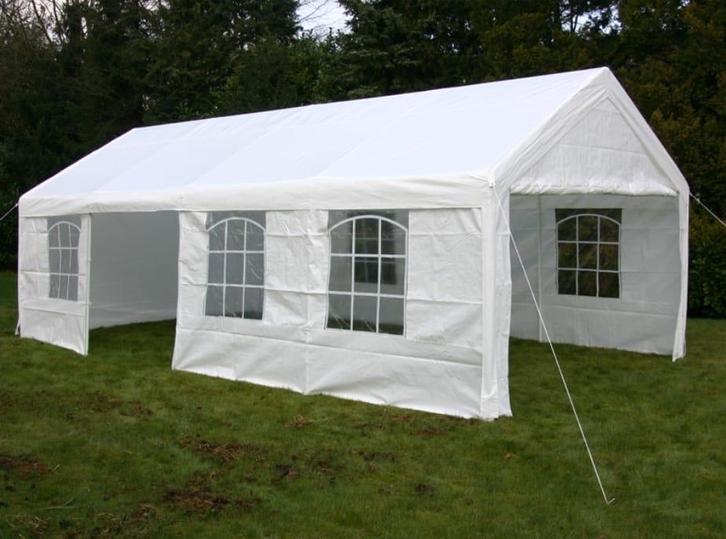 Party tenten 3x4 3x6 4x4 4x6 4x8 5x10 verhuur, huren, Hobby en Vrije tijd, Feestartikelen | Verhuur, Zo goed als nieuw, Ophalen