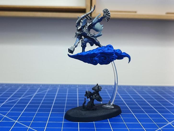 Warhammer Age of Sigmar Hurakan Windmage Set 2, Hobby en Vrije tijd, Wargaming, Gebruikt, Warhammer, Figuurtje(s), Met verf, Ophalen of Verzenden