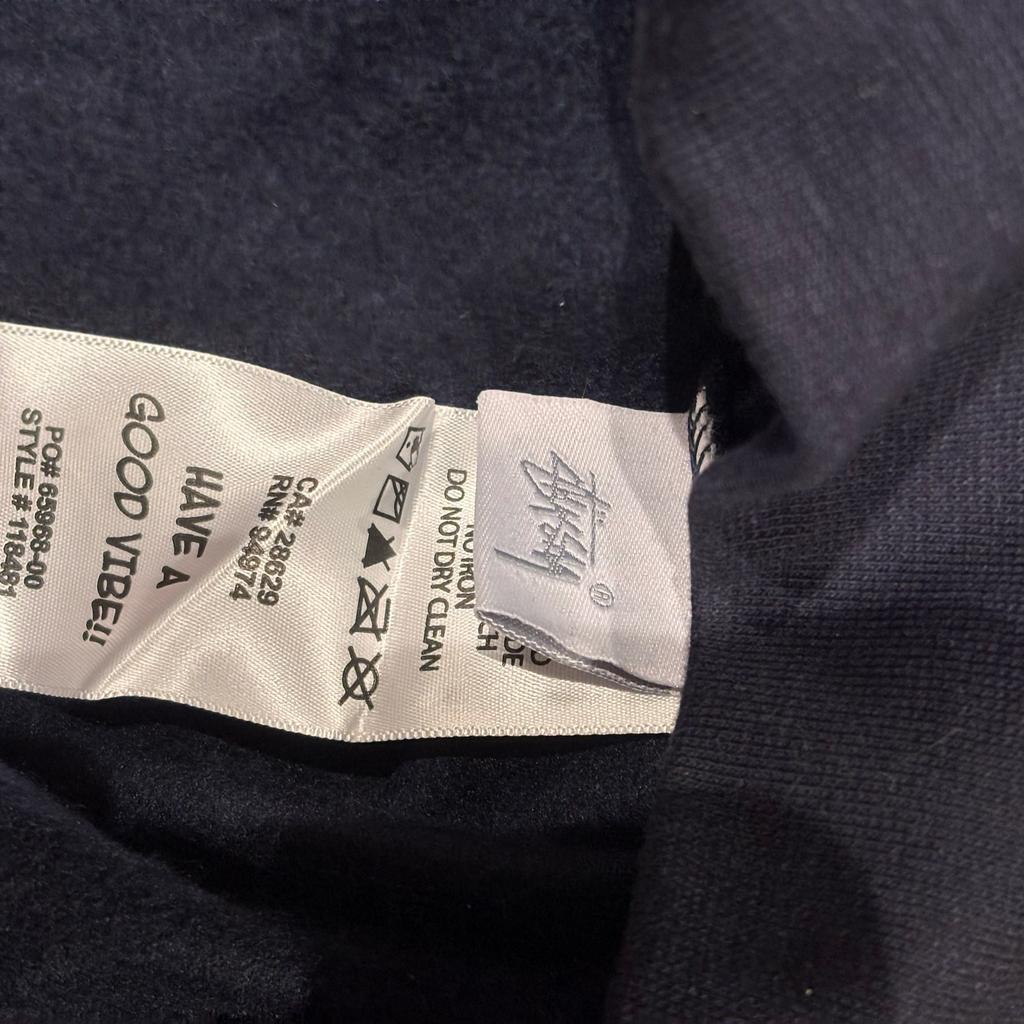 Blauwe Stüssy Hoodie - Comfortabel & Stijlvol, Ophalen of Verzenden, Zo goed als nieuw, Maat 52/54 (L), Blauw