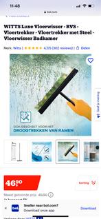WITTS Luxe Vloerwisser - RVS - Vloertrekker, Ophalen of Verzenden, Raamwisser of Trekker