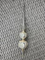 Twee antieke pieken waarvan één in doos, Diversen, Kerst, Ophalen of Verzenden