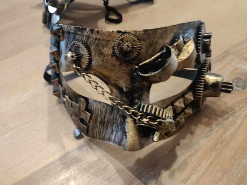 masker steampunk, Hobby en Vrije tijd, Feestartikelen, Zo goed als nieuw, Feestartikel, Fantasy, Ophalen of Verzenden