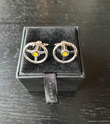 GTO London Manchetknopen Zilverkleurig. beschikbaar voor biedingen