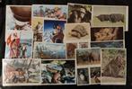 26 oude ESSO  plaatjes van circa 1970 Serie de wilde heerser, Ophalen of Verzenden, Zo goed als nieuw, Plaatjesalbum