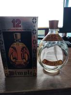 Lege Vintage Collectible Dimple Whisky Fles met doos, Verzamelen, Wijnen, Ophalen of Verzenden, Gebruikt, Overige gebieden, Overige typen