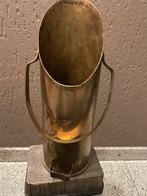Koperen kolenkit / haardstelhouder, Gebruikt, Ophalen of Verzenden, Kandelaar, Brons of Koper