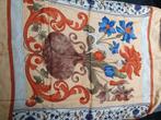 Zijde jacquard sjaal vintage, Ophalen of Verzenden, Zo goed als nieuw, Maat 46/48 (XL) of groter, Sjaal