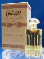 Mini - BALENCIAGA - Cialenga - 5ml - edt - 4,8cm, Ophalen of Verzenden, Gebruikt, Miniatuur, Gevuld