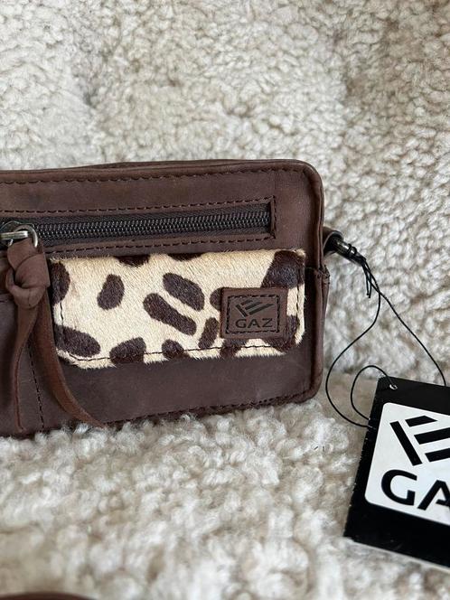 GAZ leren tas - bruin. Nieuw., Sieraden, Tassen en Uiterlijk, Tassen | Schoudertassen, Nieuw, Overige merken, Bruin, Leer, Verzenden