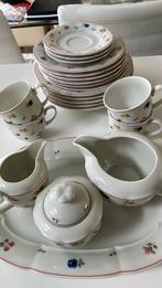 Compleet Servies met Bloemenmotief, Ophalen of Verzenden, Zo goed als nieuw, Overige stijlen, Porselein