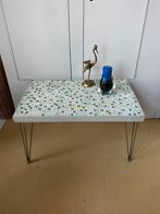 Vintage design hairpin bijzettafel, mozaïek salontafel, Antiek en Kunst, Ophalen