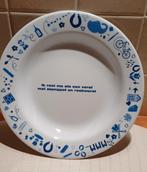 Unox Bord - Vorst met Stamppot, Huis en Inrichting, Keuken | Servies, Overige materialen, Gebruikt, Ophalen of Verzenden, Bord(en)