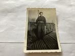 Vintage Foto: Jonge Militair in Uniform, Ophalen of Verzenden